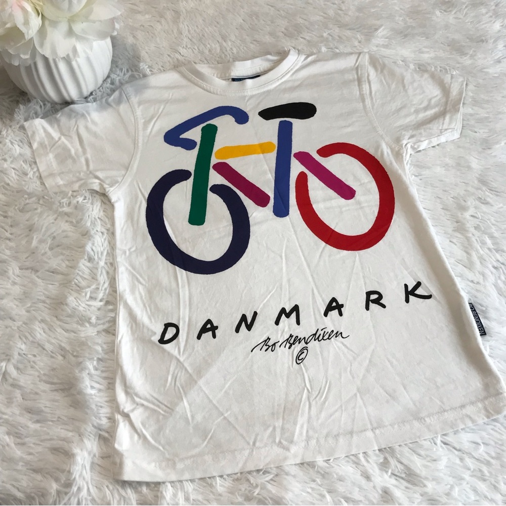 Bo Bendixen | Bycicle Cotton Tee for kids Sz 6-8